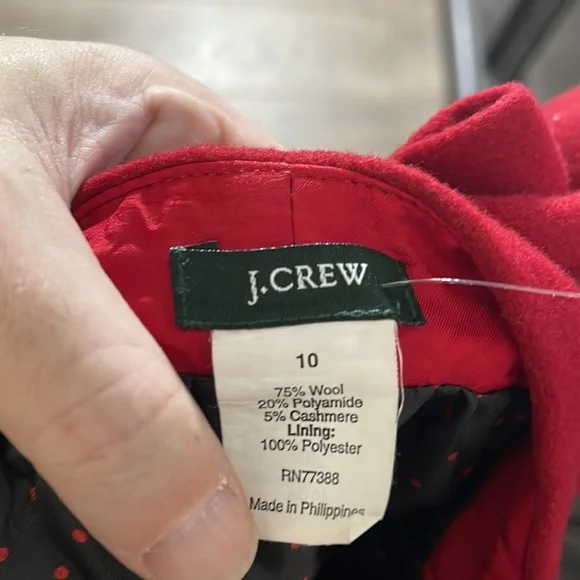 J. Crew Pocketed Dress with bow accent on upper backside, Size 10 - Picture 7 of 10